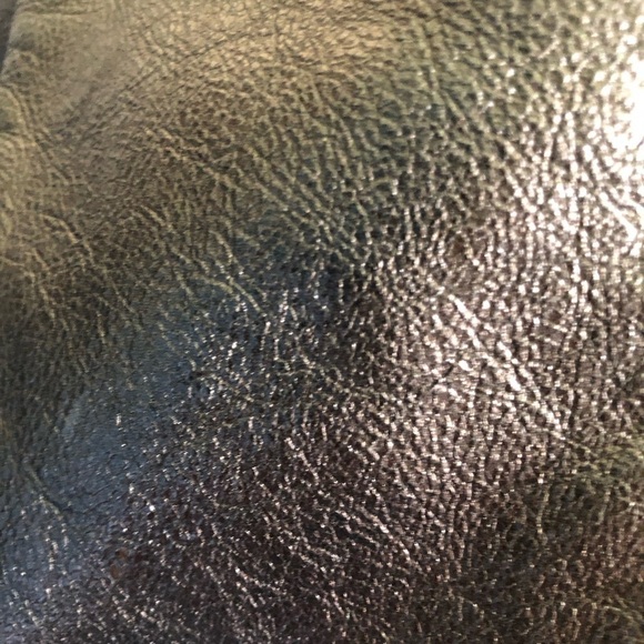VTG Coach Satchel Purse Clam Shell Metallic Bronze Y2K Mermaidcore Coastal 90s - Picture 12 of 16